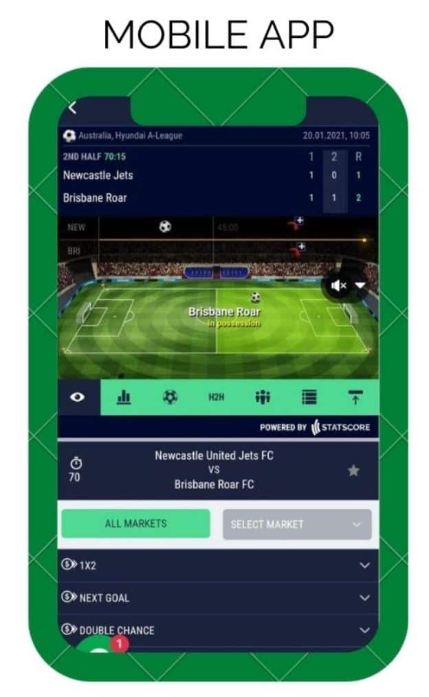 mobile betting app