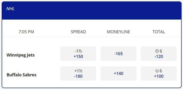 NHL betting