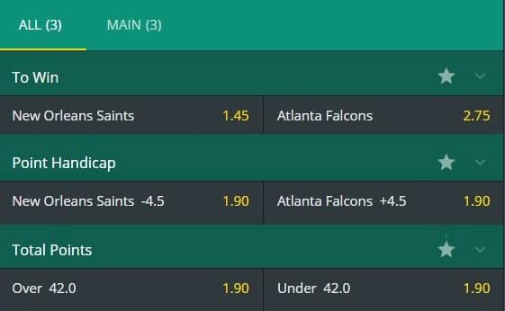 nfl betting