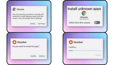 mostbet app install