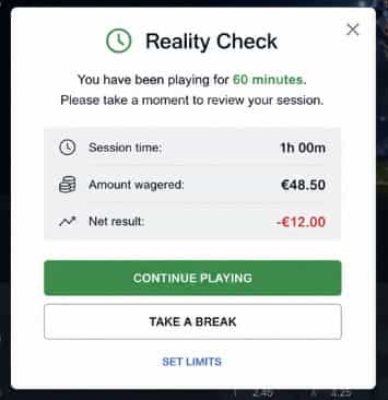 reality check pop-up example
